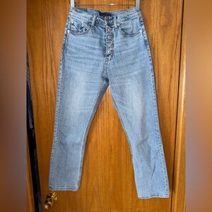 Aeropostale 90s Super High-Rise Straight Leg Jeans
